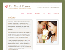 Tablet Screenshot of drmarnirosner.com